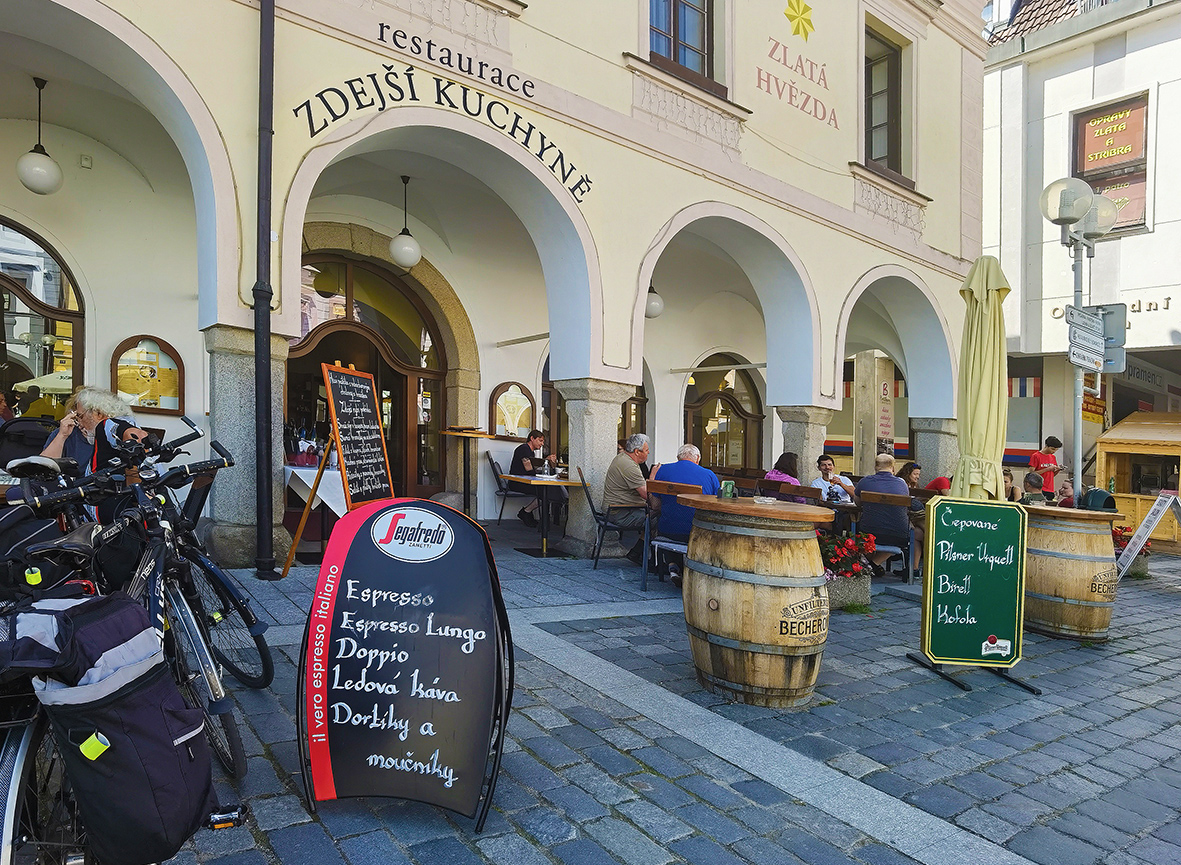 Zdejší kuchyně, Hotel Zlatá Hvězda Třeboň 
